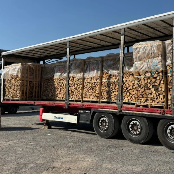 LKW-Ladung Eschenholz (48 RM) – 25-cm-Scheite – Premium H1 G1